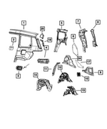 68541877AA - Body Sheet Metal Except Doors: Body Side Aperture Rear Panel, Left for Mopar Image