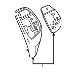 61319252141 - : Shift Knob for BMW: 640i, 640i Gran Coupe, 640i xDrive, 640i xDrive Gran Coupe, 650i, 650i Gran Coupe, 650i xDrive, 650i xDrive Gran Coupe Image