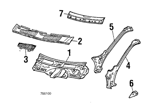 Cowl for 1984 Subaru Brat #0