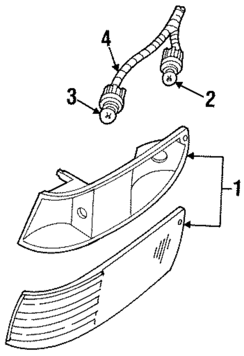 Side Marker Lamps for 1996 Mercury Grand Marquis #0