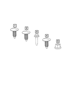 6101946 - Electrical: Tapping Hex Head Screw for Mopar Image