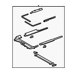 6320308022 - Body: Sunroof Frame for Toyota: Sienna Image