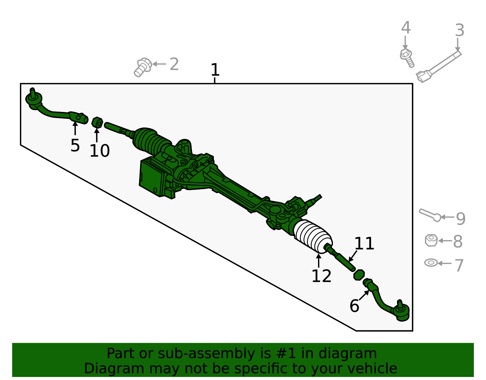 57700-J5320 - Rack And Pinion Assembly 2021-2023 Kia Stinger | Kia