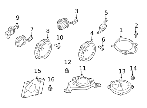 SOUND SYSTEM for 2019 Kia K900 #0