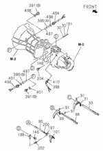 8970190612 - : Shift Rod, Low &amp; (2ND) for Honda Image