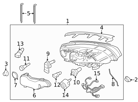 Bulbs - Chassis for 2009 Volvo S80 #2