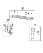68292728AA - Cooling: Radiator Seal for Mopar Image