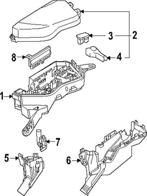 Fuse & Relay for 2025 Toyota Crown #0