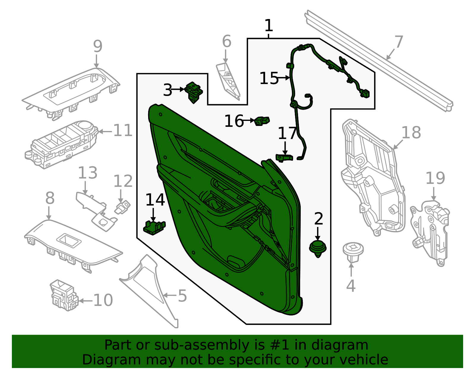 KSR5-68-420K-02 - Door Trim Panel - 2025 Mazda CX-70 | Mazda Swag