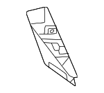 KBB36911YA02 - Body: Sail Trim for Mazda Image