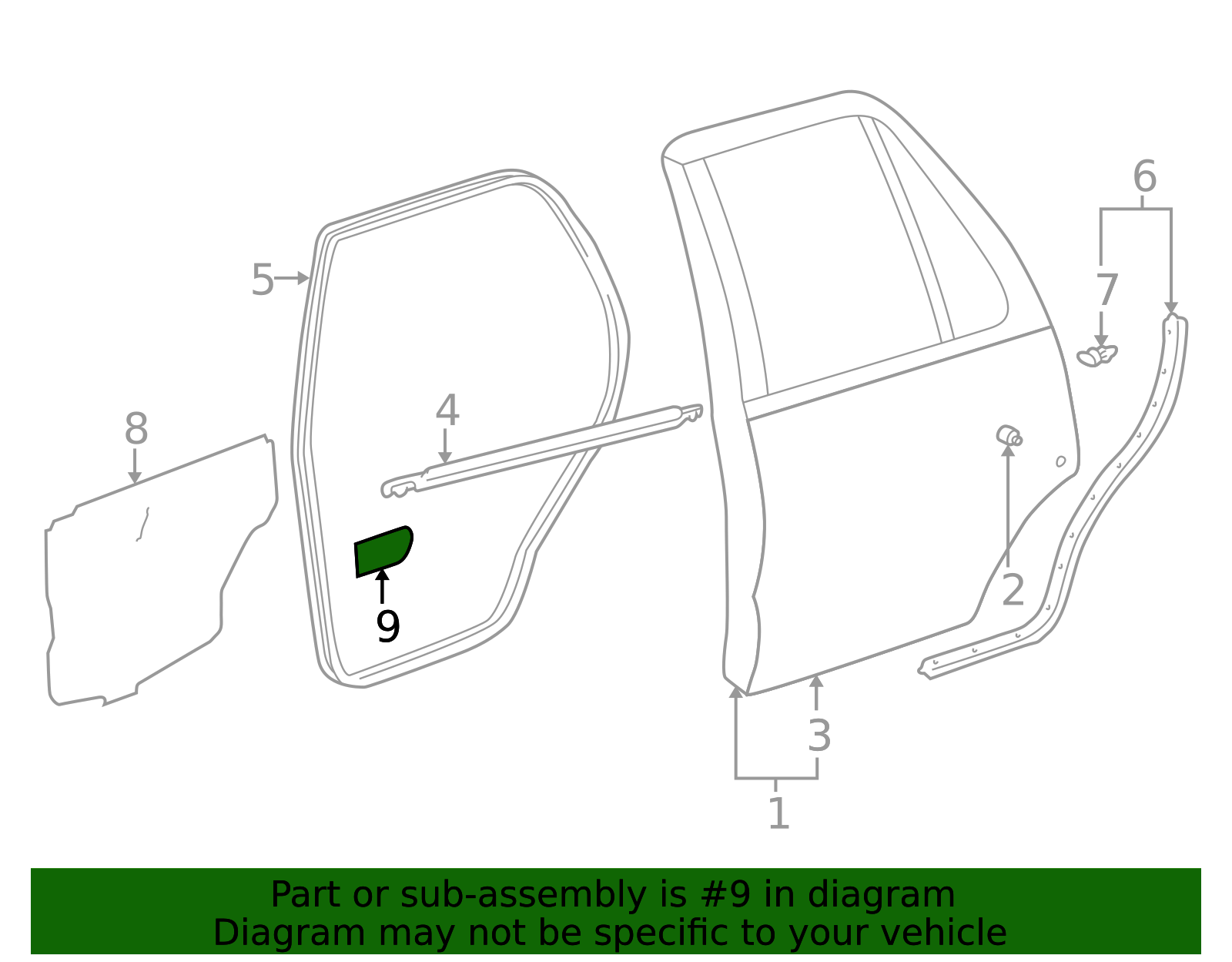 Genuine Official Toyota Protector part# 67858-35020 for 1996-2002 ...
