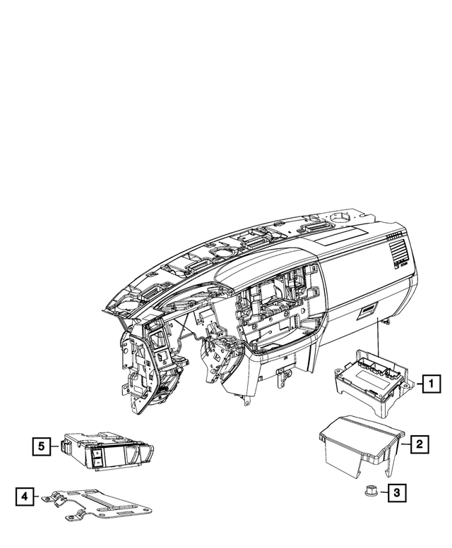56029432AC - Electrical: Module Cover for Mopar Image image