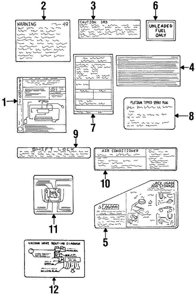 4591753AA - Body: Emission Label for Mopar Image