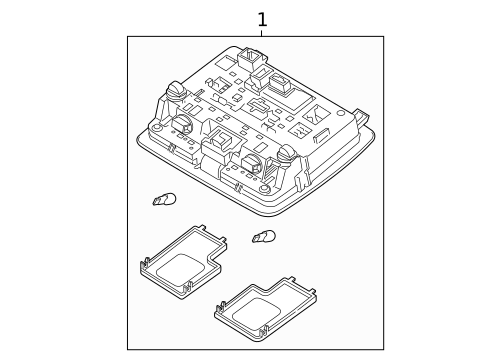 Overhead Console for 2021 Hyundai Venue #0