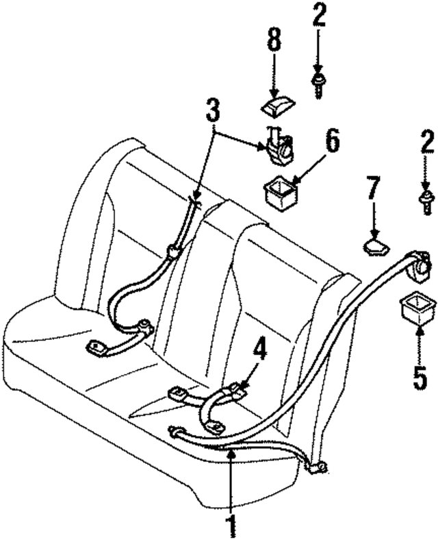 878403J000 - Electrical: Cover for INFINITI: G20 Image