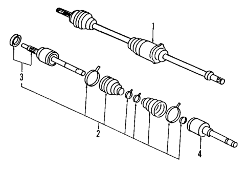 Axle Shafts & Joints for 2000 Nissan Quest #0