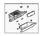 LR140376 - Body: Glove Box Assembly for Land Rover: Discovery Sport, Range Rover Evoque Image