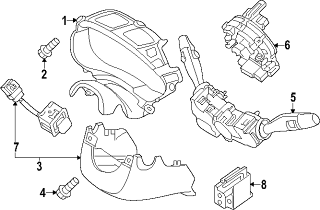 93691T1000ECL - : Tilt Switch for Hyundai Image
