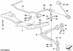 31351095150 - : Stabilizer, Front for BMW Image