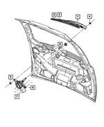 LC078307AA - Electrical: Rear Wiper Blade for Mopar Image