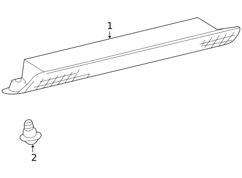 High Mounted Stop Lamp for 2016 Toyota 4Runner #0