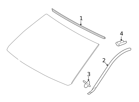 Reveal Moldings for 2019 Toyota Land Cruiser #0
