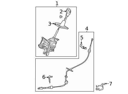 Gear Shift Control for 2016 Ford Escape #0