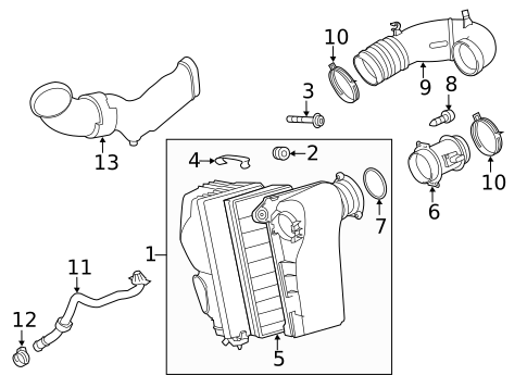 Air Intake for 2017 Volkswagen Touareg #0