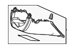 773603S5A01ZA - Steering: Lower Shroud for Acura Image