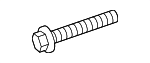 11588749 - Electrical: Alternator Lower Bolt for Buick: Cascada, Envision, Regal Sportback, Rendezvous, Terraza | Cadillac: ATS, CT4, CT5, CT6, CTS, XT4, XT5, XT6 | Chevrolet: Blazer, Camaro, Express 2500, Express 3500, Impala, Malibu, Monte Carlo, Silverado 2500 HD, Silverado 3500 HD, Uplander | GMC: Acadia, Savana 2500, Savana 3500, Sierra 2500 HD, Sierra 3500 HD | Pontiac: Aztek, G6, Grand Am, Montana | Saturn: Aura, Relay, Vue Image