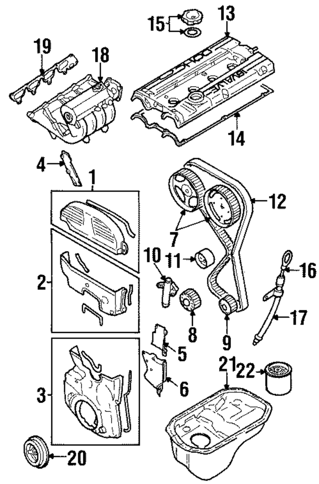 MD192031 - : Manifold Gasket for Mitsubishi Image