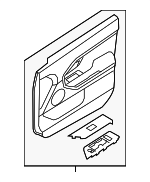 LR075418 - : 2017-2019 Land Rover Range Rover Evoque - Door Trim Panel for Land Rover: Range Rover Evoque Image
