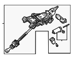 F2GZ3C529AF - Steering: Column Assembly for Ford: Edge | Lincoln: MKX Image