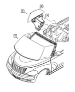 5067227AD - : Quarter Window Glass, Left for Chrysler: PT Cruiser Image