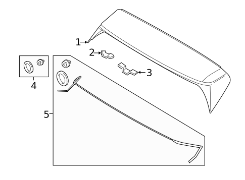 Spoiler for 2022 Porsche Cayenne #1