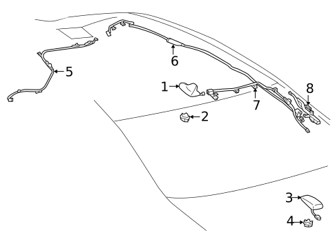 Antenna & Radio for 2015 Lexus ES350 #0
