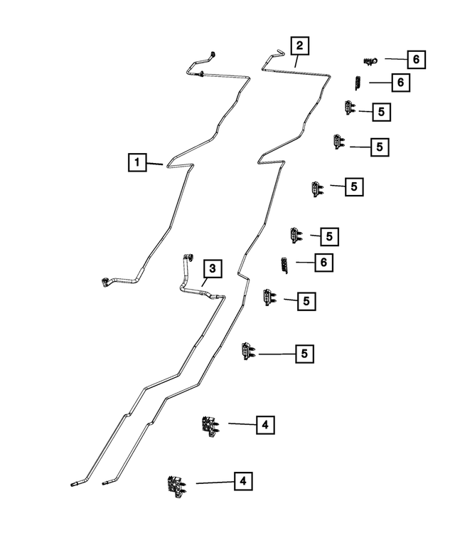 5146901AB - : Fuel Supply Tube for Ram: 3500 Image