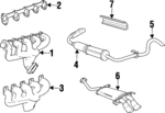 4848342 - : Exhaust Manifold for Dodge: Viper Image