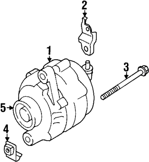 Alternator for 1998 INFINITI I30 #1