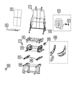 5SF63YA7AA - : Manual Seat Adjuster for Mopar Image