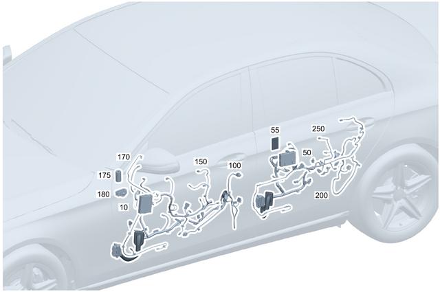 2235406754 - : Electrical Wiring Harness for Mercedes-Benz Image