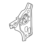 5C5802123 - Body: Body A-Pillar for Volkswagen Image