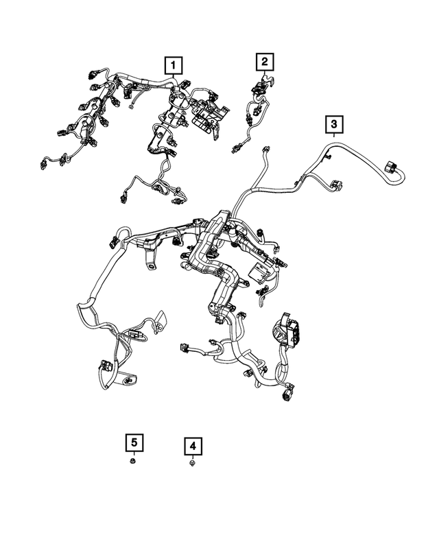 68530778AB - : Engine And Transmission Wiring for Mopar Image