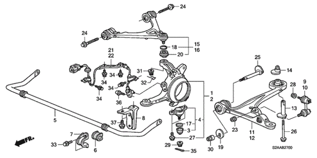 Front Knuckle for 2009 Honda S2000 #0
