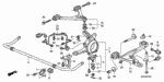 90175S2A000 - Chassis: BOLT, FLANGE (12X37) for Honda Image