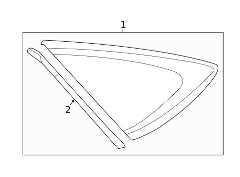 Glass & Hardware for 2025 Lexus LS500 #0
