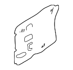 828619Z400 - : Door Water Deflector for Nissan: Frontier Image