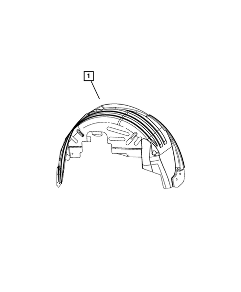 Aperture Panel and Pillar Supports for 2009 Dodge Journey #2