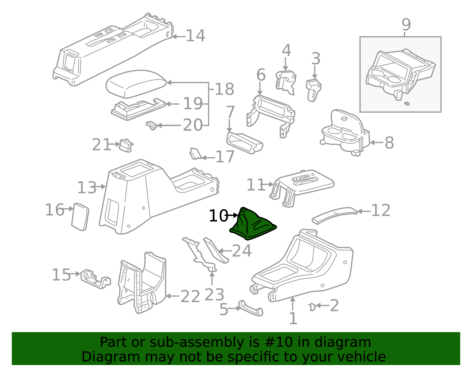 83414-S04-000ZA - Shift Boot 1996-2000 Honda Civic | Toronto Honda