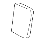 1996-2000 Honda Civic - Lid Rear Console Ashtray *NH264L* (Classy Gray)